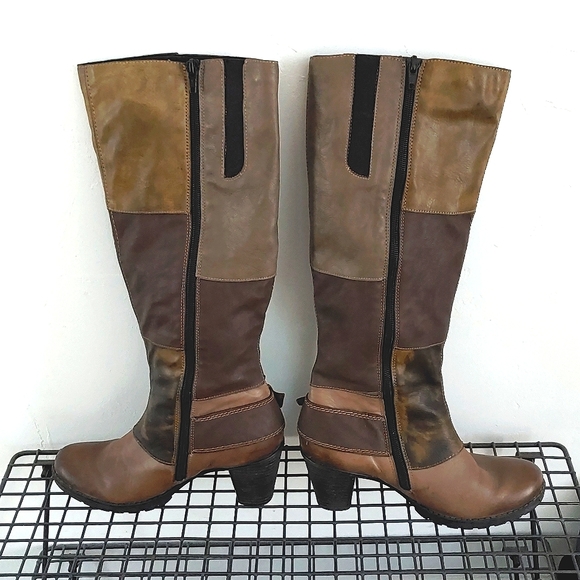 Remonte Tall Winter Boot Rustic Leather Size 6.5 Women's - Picture 5 of 16